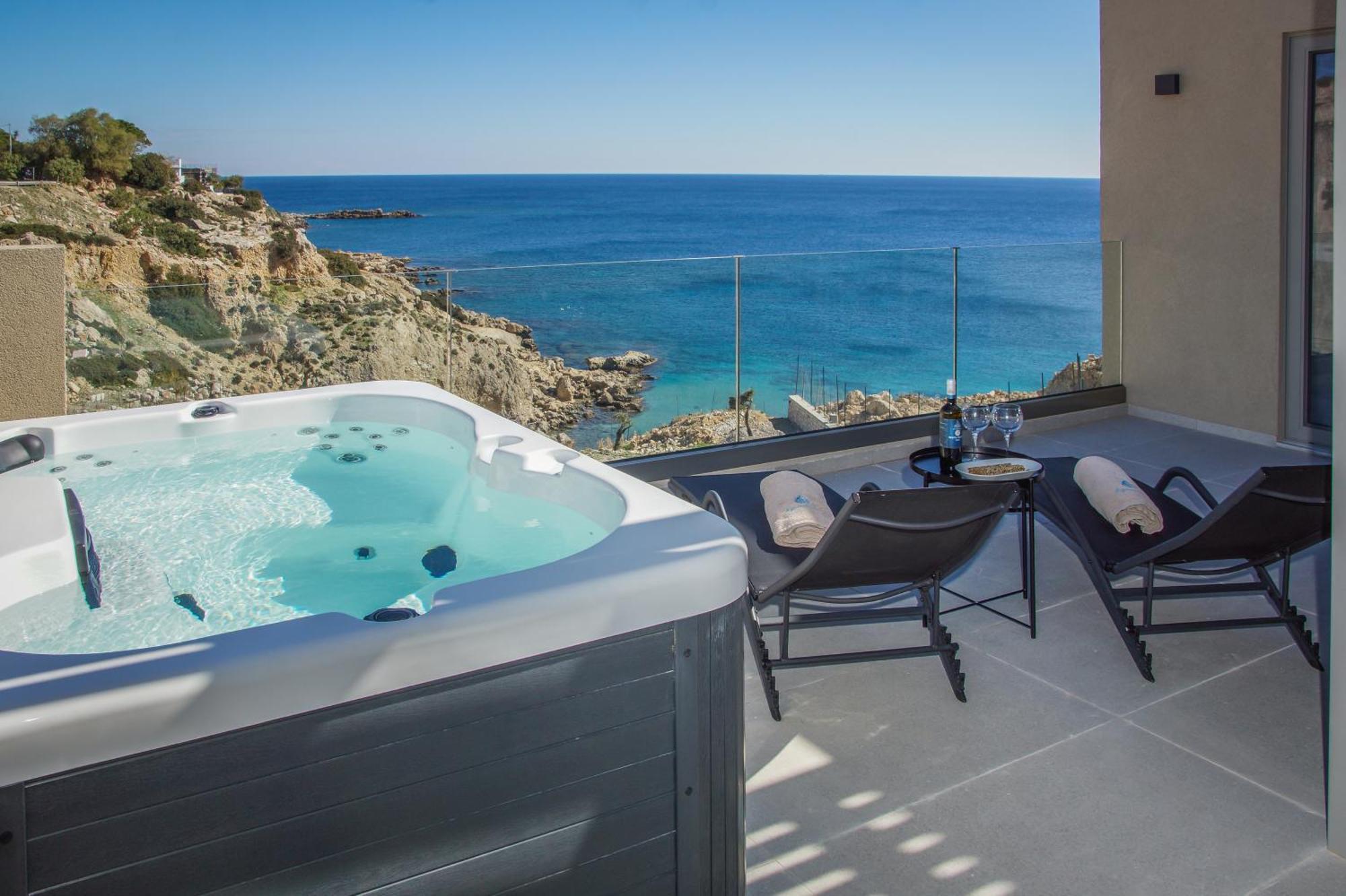Aquamarine Luxury Suites Archangelos  Esterno foto
