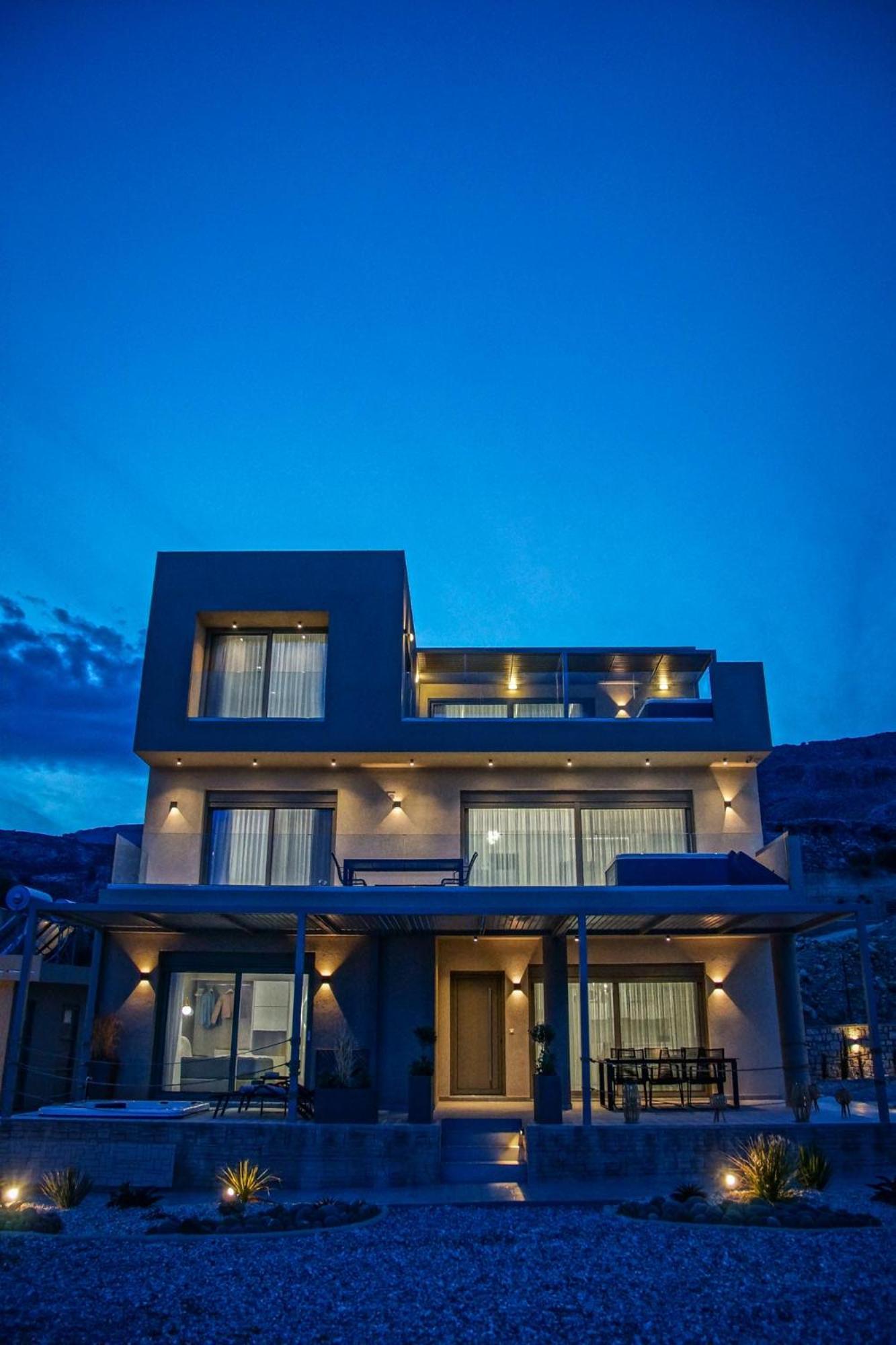 Aquamarine Luxury Suites Archangelos  Esterno foto