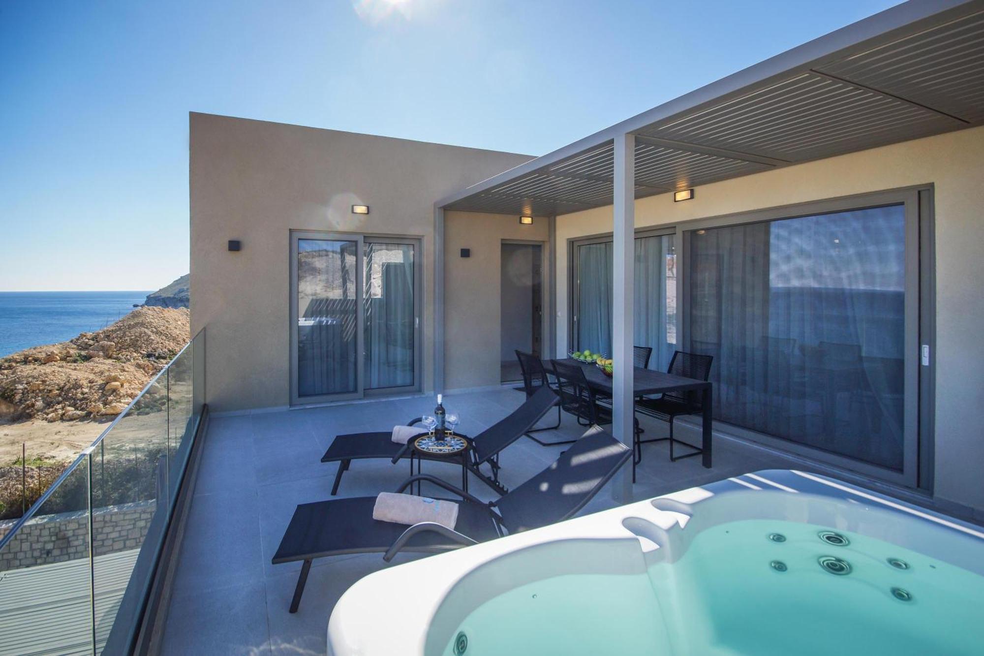Aquamarine Luxury Suites Archangelos  Esterno foto