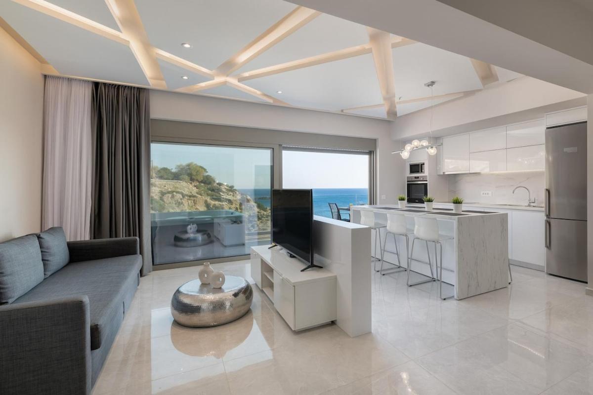 Aquamarine Luxury Suites Archangelos  Esterno foto