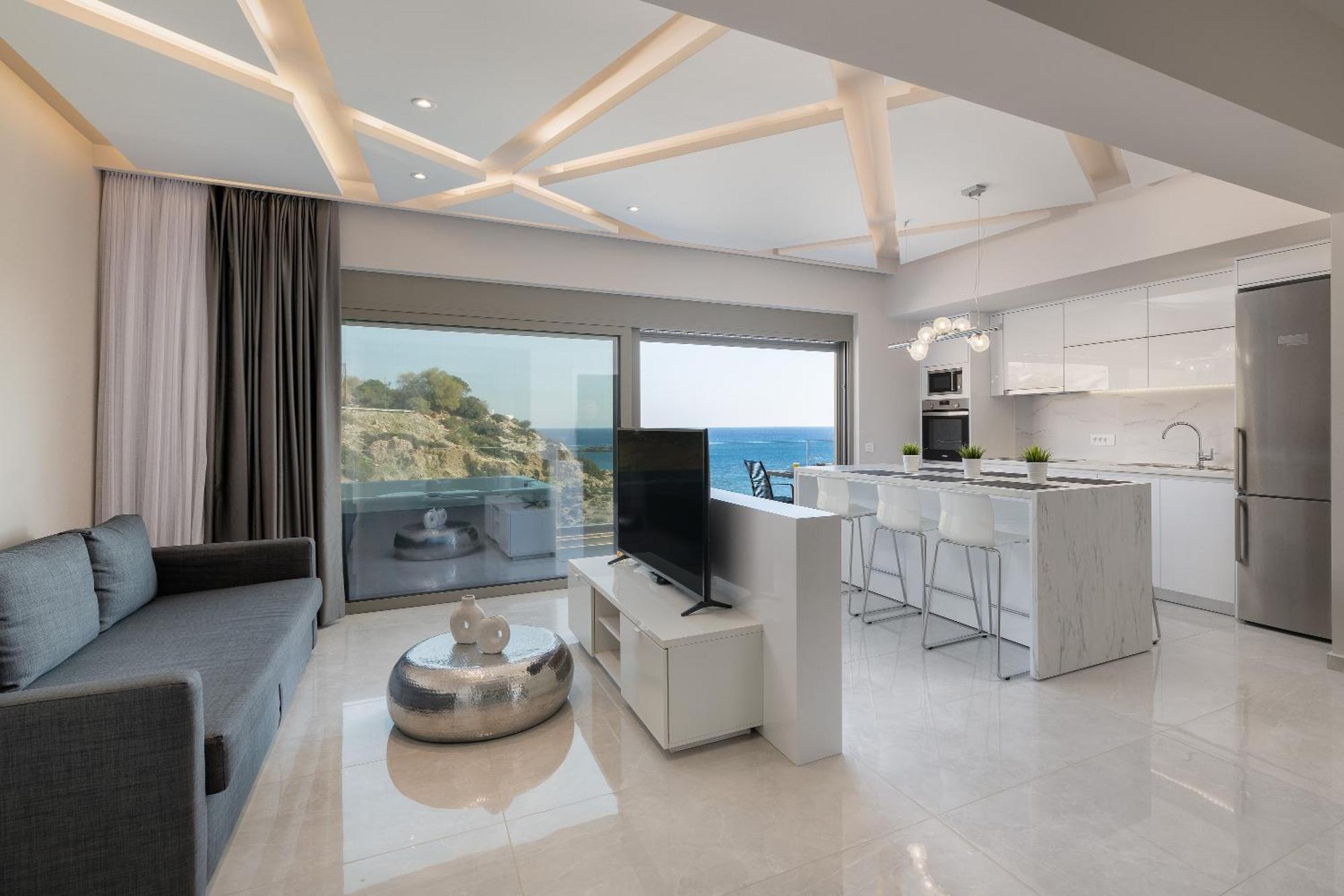 Aquamarine Luxury Suites Archangelos  Esterno foto